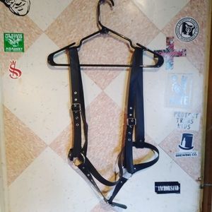 Black Leather Harness